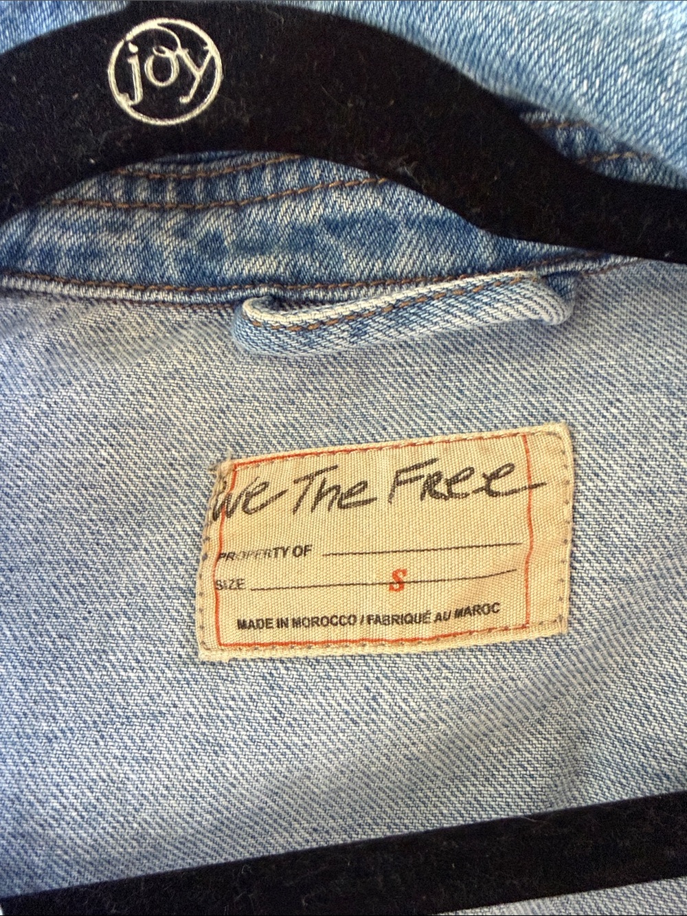 Free People Oversized Denim Jacket - Picture 2 of 4